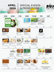 April Special Events Calendar